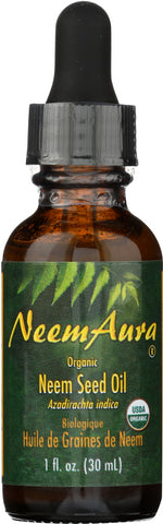 NEEM AURA: Naturals Organic Neem Seed Oil, 1 oz