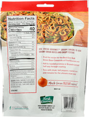 FRESH GOURMET: Crispy Onions Lightly Salted, 3.5 Oz