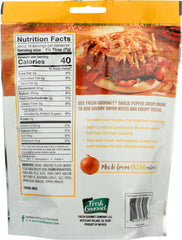 FRESH GOURMET: Crispy Onions Garlic Pepper, 3.5 Oz