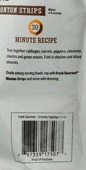 FRESH GOURMET: Wonton Strips Authentic, 3.5 Oz