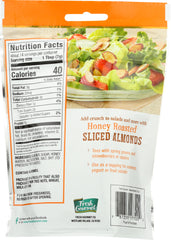 FRESHGOURMET: Sliced Almonds Honey Roasted, 3.5 oz