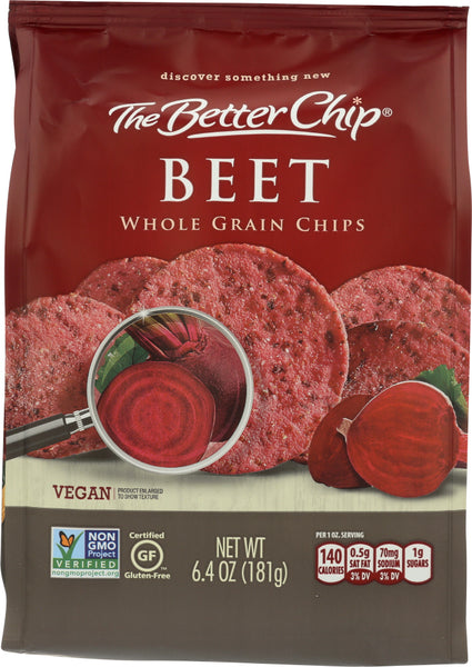 THE BETTER CHIP: Wholegrain Beet Chips, 6.4 oz