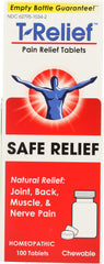 MEDINATURA: T- Relief Pain Relief Tablets, 100 tablets