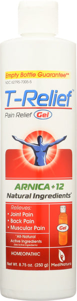 MEDINATURA: T-Relief Pain Gel, 250 gm