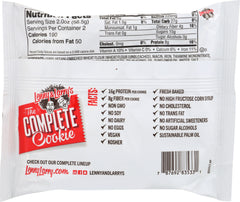LENNY & LARRY'S: The Complete Cookie Double Chocolate, 4 oz