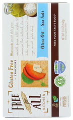 FREE FOR ALL KITCHEN: Olive Oil Sea Salt Gluten Free Crackers, 5 oz
