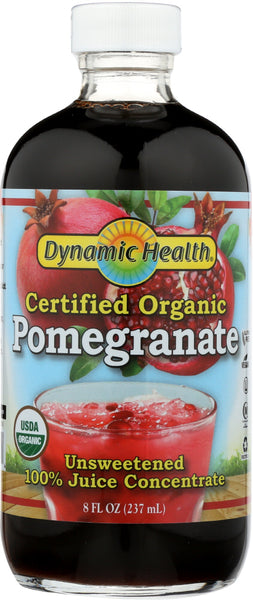 DYNAMIC HEALTH: Juice Concentrate Pomegranate, 8 fo