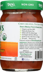 DREW'S: Organic Thick & Chunky Medium Salsa, 12 oz