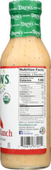 DREWS: Dressing Chipotle Ranch Organic, 12 oz