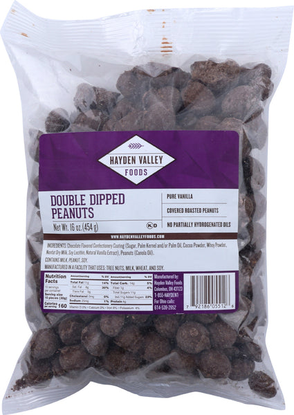 TROPICAL: Double Dipped Peanuts, 16 oz