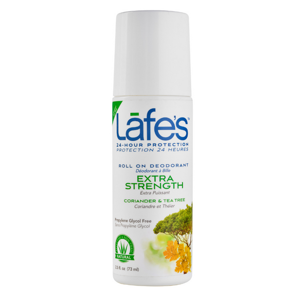 LAFES: Deodorant Roll On Extra Strength, 2.5 oz