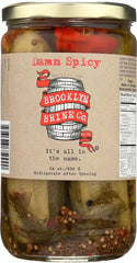 BROOKLYN BRINE: Pickle Damn Spicy, 24 oz