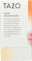 TAZO: Herbal Tea Calm Chamomile Caffeine-Free 20 Tea Bags, 0.91 oz