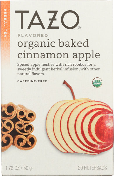 TAZO: Organic Baked Cinnamon Apple Herbal Tea, 1.76 oz