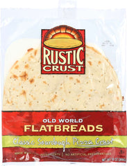 RUSTIC CRUST: Classic Sourdough Pizza Crust 12in, 13 oz