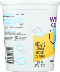 WALLABY: Organic Plain Lowfat Yogurt, 32 oz