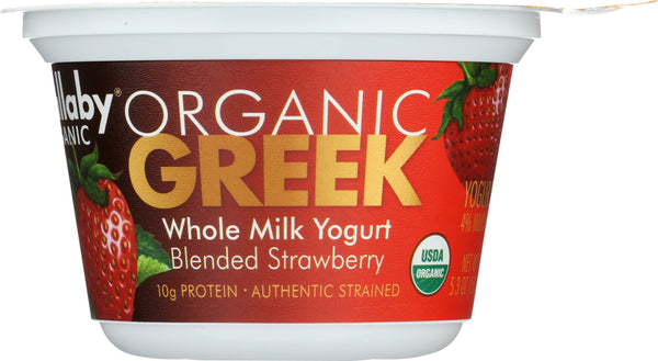 WALLABY: Aussie Greek Whole Milk Strawberry Yogurt, 5.30 oz