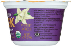 WALLABY: Aussie Greek Whole Milk Vanilla Bean Yogurt, 5.30 oz