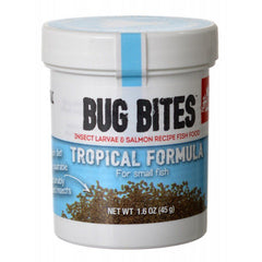 Fluval Bug Bites Tropical Formula Granules for Small Fish