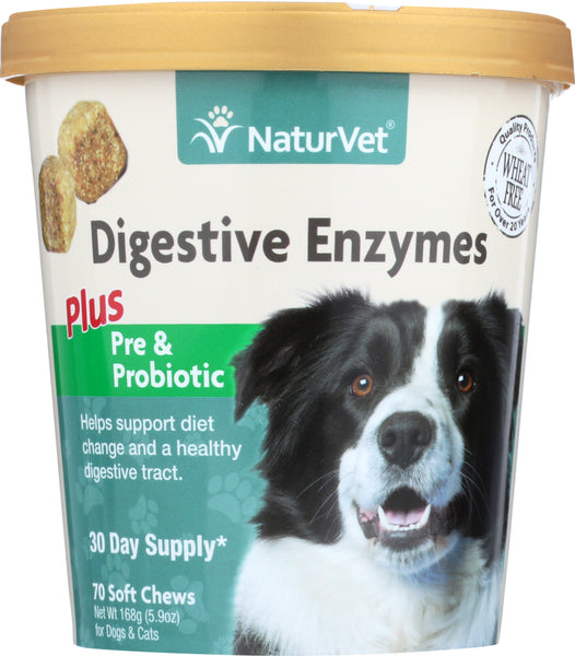 NATURVET: Digestive Enzymes, 70 tb