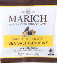 MARICH: Dark Chocolate Sea Salt Cashews, 50 pc