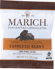 MARICH: Dark Chocolate Espresso Beans, 50 pc