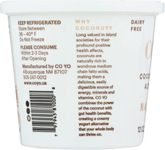 CO YO: Natural Coconut Yogurt Alternative, 12 oz