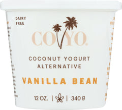 CO YO: Coconut Yogurt Alternative Vanilla Bean, 12 oz