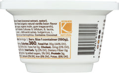 CO YO: Coconut Yogurt Alternative Vanilla Bean, 5.30 oz