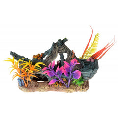 Exotic Environments Sunken Ship Floral Ornament