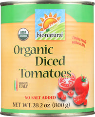 BIONATURAE: Organic Diced Tomatoes, 28.2 oz