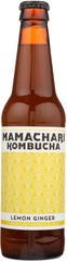MAMACHARI KOMBUCHA: Lemon Ginger Kombucha, 12 fl oz
