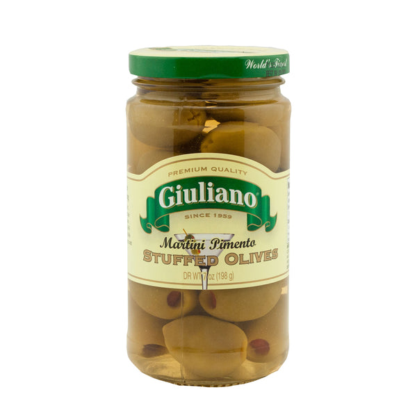 GIULIANO: Martini Pimento Stuffed Olives, 7 oz