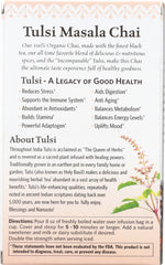 ORGANIC INDIA: Tulsi Masala Chai Tea, 18 Tea Bags, 1.33 oz