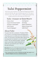 ORGANIC INDIA: Tea Tulsi Peppermint, 18 bg