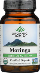 ORGANIC INDIA: Moringa Capsules, 90 Veggie Caps
