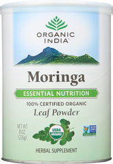 ORGANIC INDIA: Moringa Powder Herbal Supplement, 8 oz