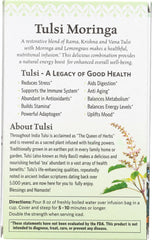 ORGANIC INDIA: Tea Tulsi Moringa, 18 bg
