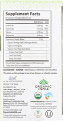ORGANIC INDIA: Tea Tulsi Moringa, 18 bg
