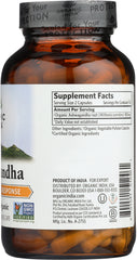 ORGANIC INDIA: Ashwagandha, 180 cp