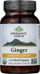 ORGANIC INDIA: Ginger Digestive Support, 90 caps