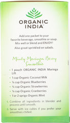 ORGANIC INDIA: Moringa Lift Powder, 15 pcs