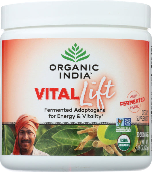 ORGANIC INDIA: Vital Lift Canister, 90 gm