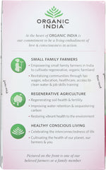 ORGANIC INDIA: Tea Hibiscus Infusion Tulsi, 18 bg