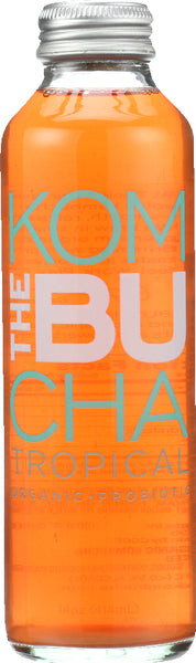 THEBU KOMBUCHA: Tea Kombucha Organic Tropical, 14 oz