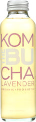 THEBU KOMBUCHA: Probiotic Lavender Tea, 14 oz