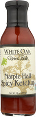 WHITE OAK FARM & TABLE: Marple Hall Spicy Ketchup Gluten Free, 14 oz