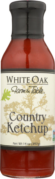 WHITE OAK FARM & TABLE: Ketchup Country Gluten Free, 14 oz