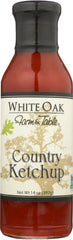 WHITE OAK FARM & TABLE: Ketchup Country Gluten Free, 14 oz
