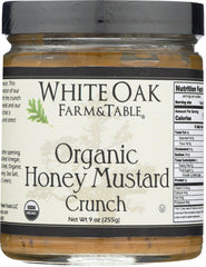 WHITE OAK FARM & TABLE: Honey Mustard Crunch Organic, 9 oz